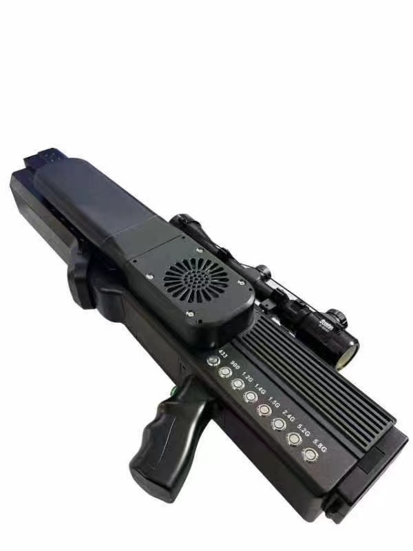  阿拉善右手持便携式枪型低空防御反制八通道